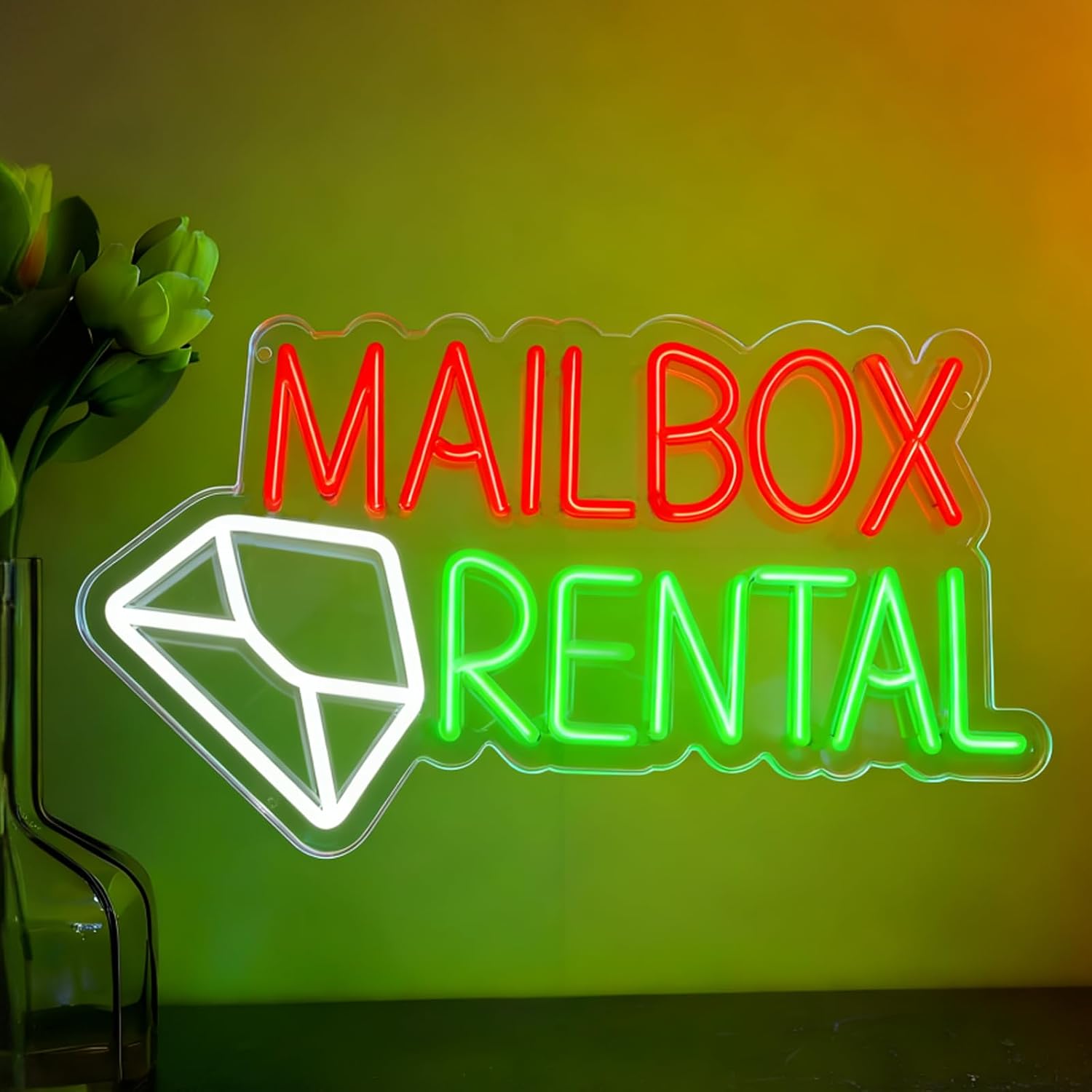 Outdoor Lighting Rental - لافتة نيون LED للإيجار على شكل