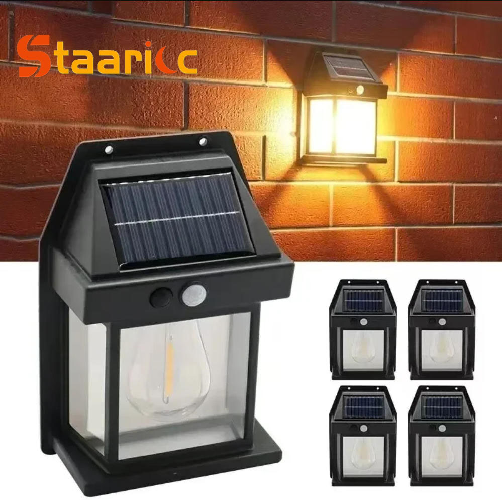 Outdoor Lighting Driveway - مصباح جداري خارجي يعمل بالطاقة الشمسية