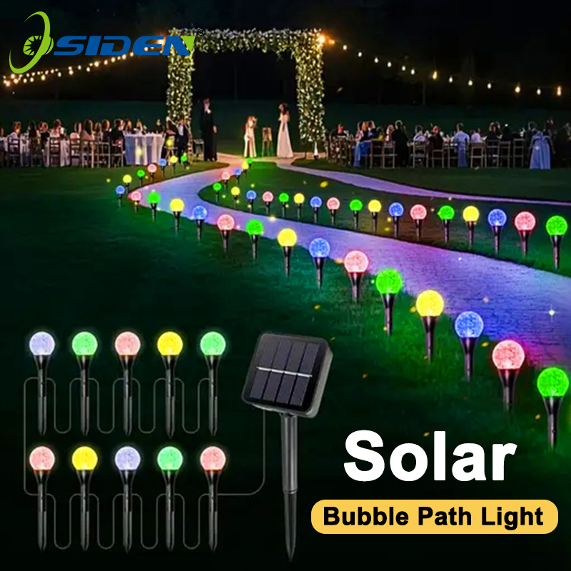 Outdoor Lighting Driveway - سلسلة أضواء شمسية بـ 30 مصباح