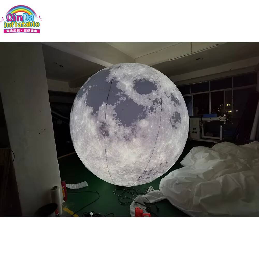Outdoor Lighting Rental - الحفل الزخرفية العملاقة نفخ الإضاءة القمر