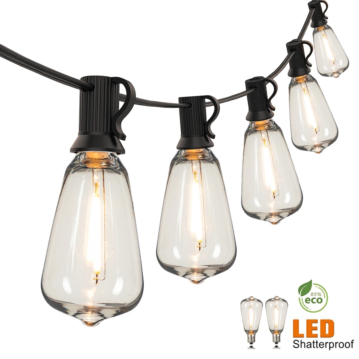 Outdoor Lighting Strip - سلسلة أضواء ST38 بقابس أمريكي 110