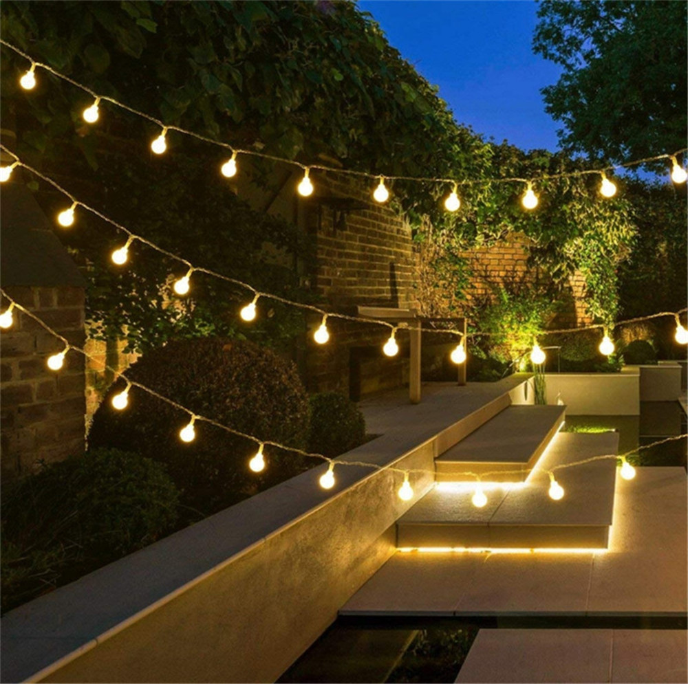 أضواء خيطية تعمل بالطاقة الشمس - مراجعة Outdoor Lighting Diy وسعره