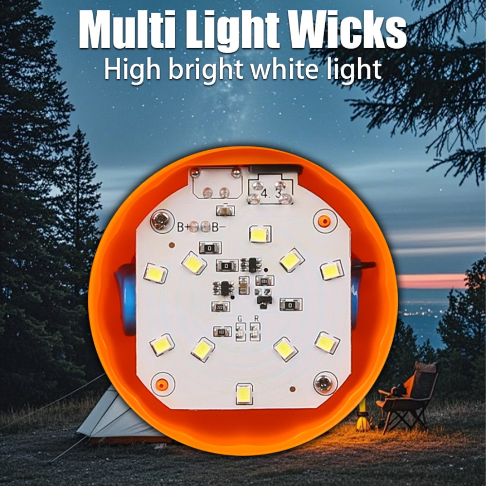 مصباح تخييم محمول صغير مع 4 أو - مراجعة Outdoor Lighting Lanterns وسعره