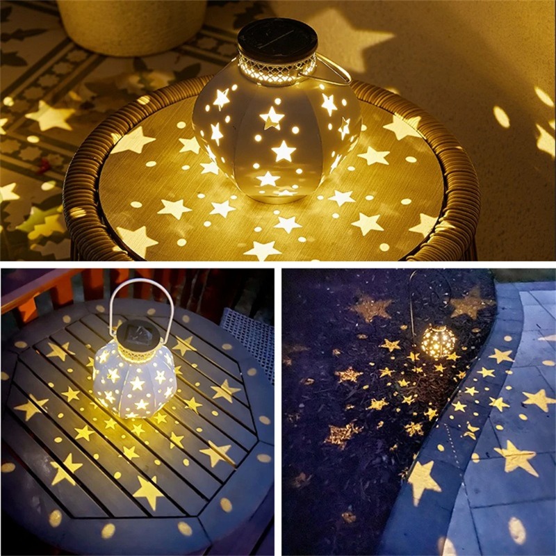 مصباح حديقة على شكل نجمة، أضوا - مراجعة Outdoor Lighting Diy وسعره