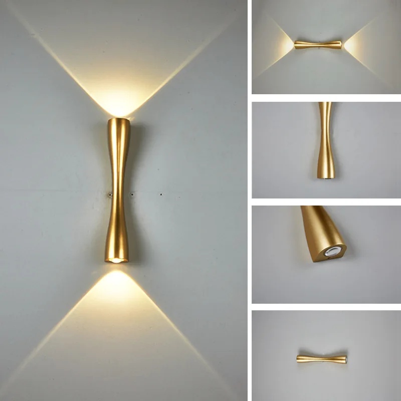 مصباح جداري LED ذهبي بإضاءة عل - مراجعة Outdoor Lighting Hardwired وسعره