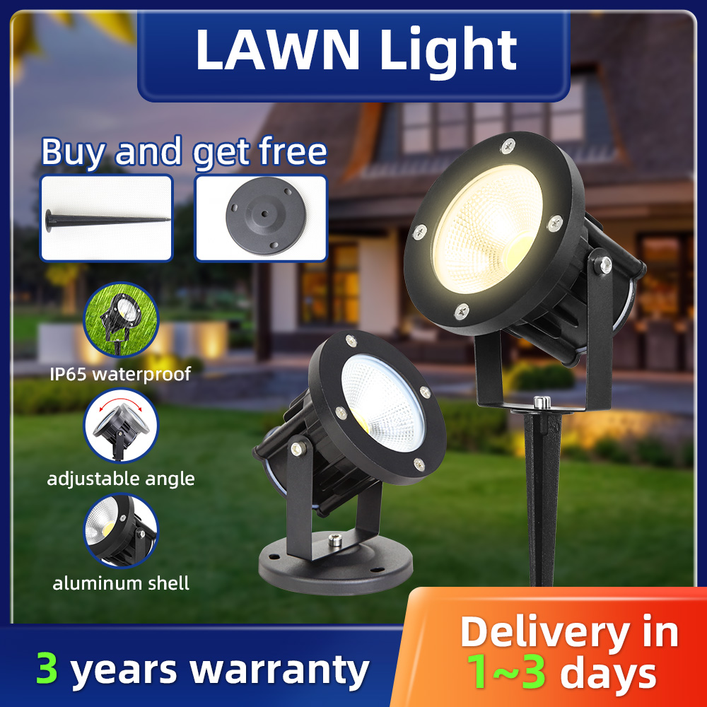 مصباح حديقة LED GU10، إضاءة خا - مراجعة Outdoor Lighting Diy وسعره