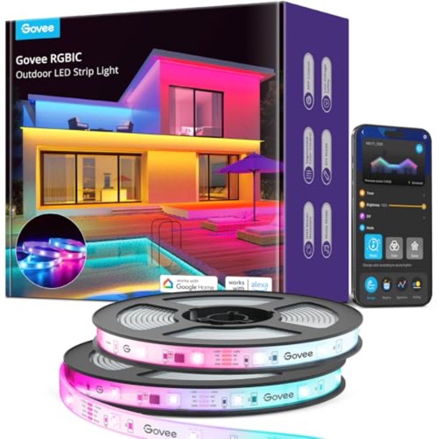 أشرطة إضاءة LED خارجية لتزيين  - مراجعة Outdoor Lighting Strip وسعره