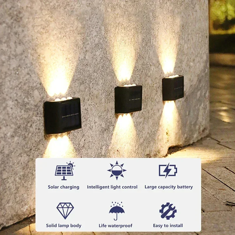 مصباح جداري شمسي COB مقاوم للم - مراجعة Outdoor Lighting Uplight وسعره