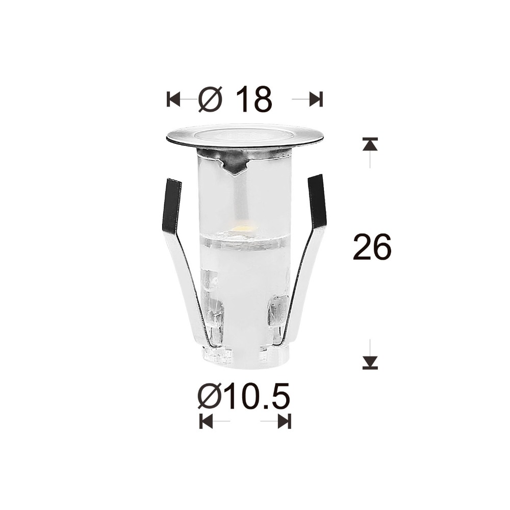 10 قطعة LED مصباح سطح صغير IP6 - مراجعة Outdoor Lighting Under Deck وسعره