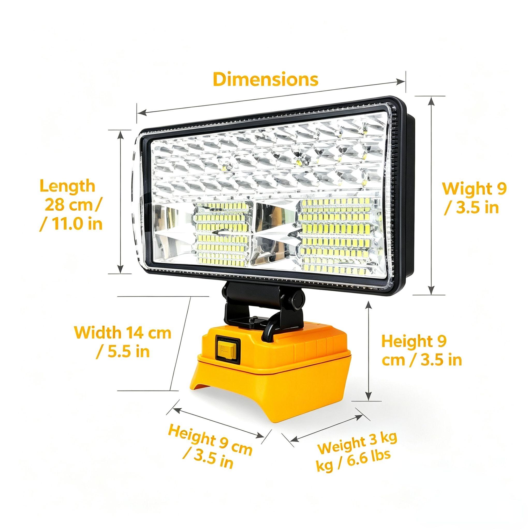 مصباح عمل LED بقوة 20 فولت، مت - مراجعة Outdoor Lighting Jobs وسعره