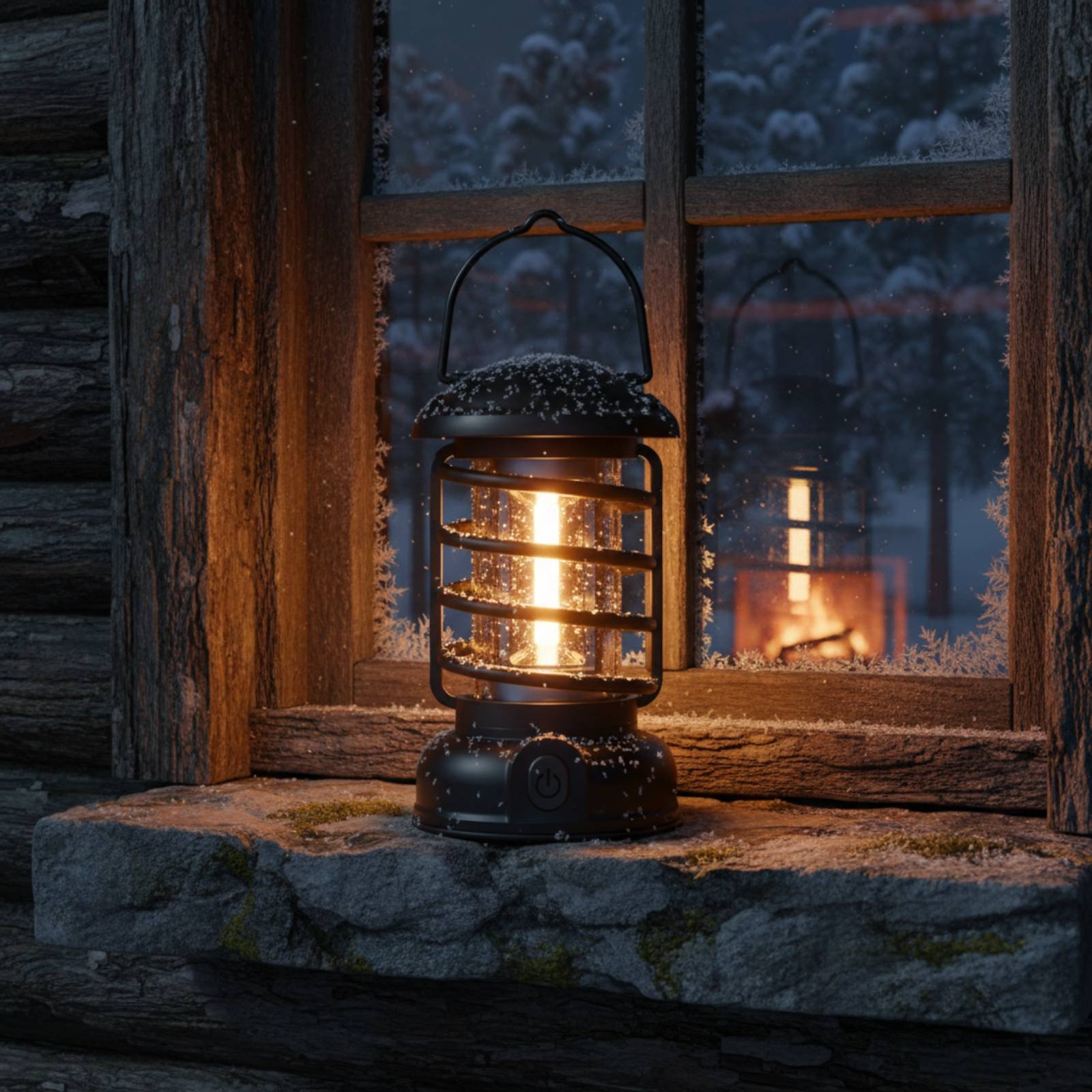 فانوس تخييم بتصميم عتيق مع مصد - مراجعة Outdoor Lighting Lanterns وسعره