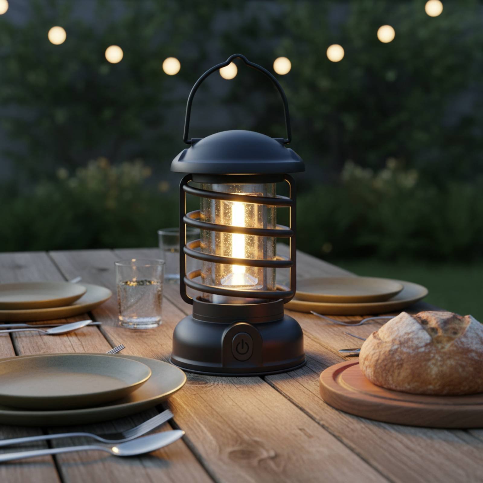 فانوس تخييم بتصميم عتيق مع مصد - مراجعة Outdoor Lighting Lanterns وسعره