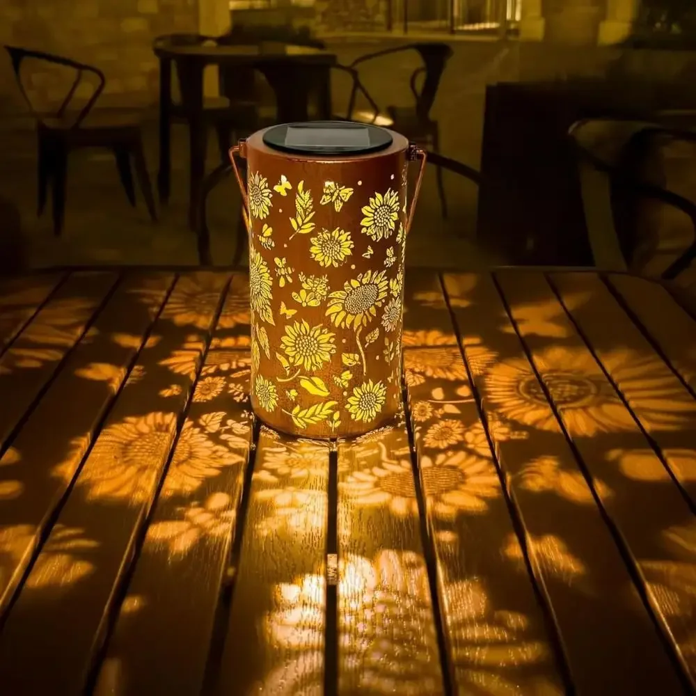 إضاءة زهرة عباد الشمس وتأثير ا - مراجعة Outdoor Lighting Lanterns وسعره
