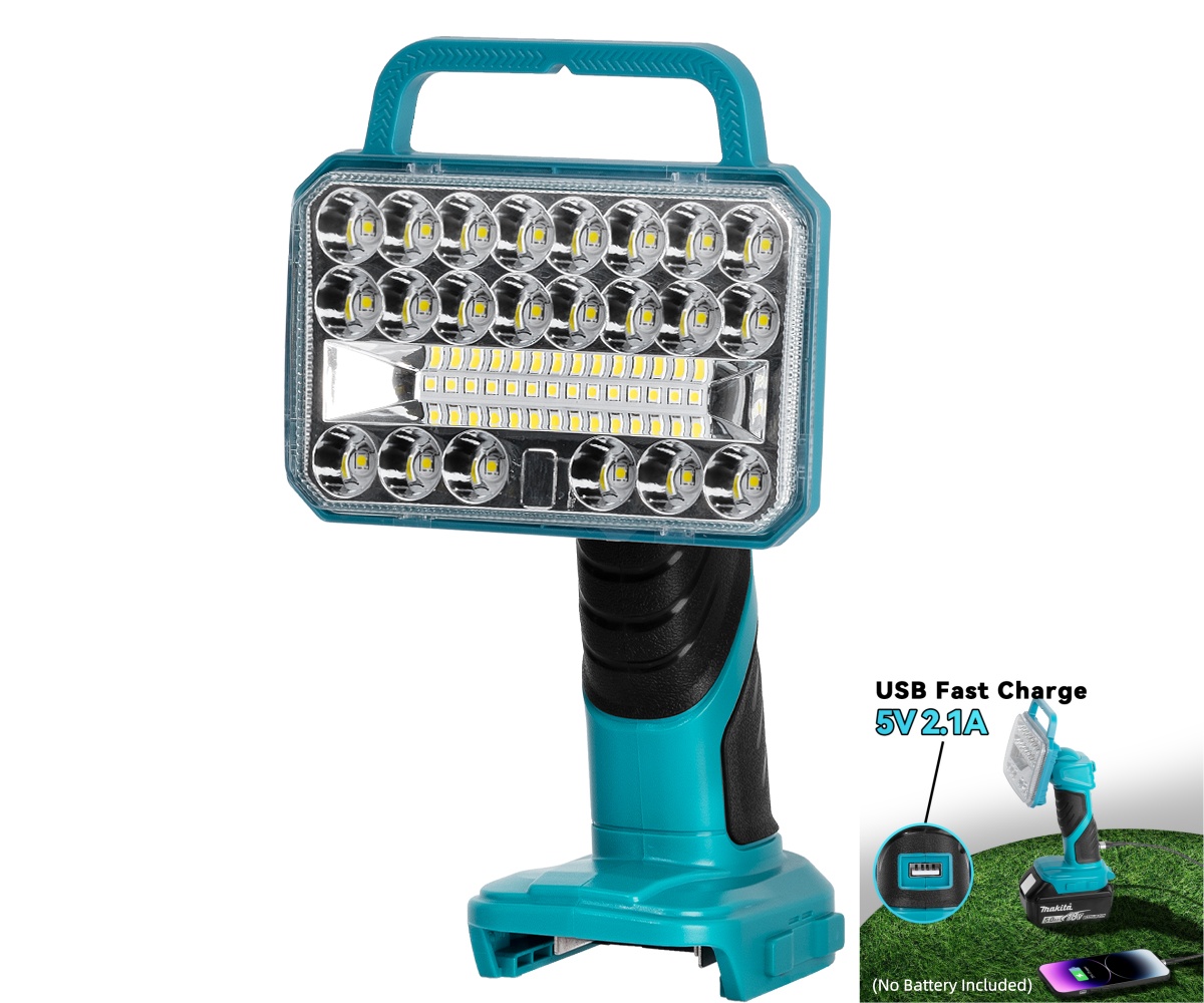 مصباح يدوي LED لاسلكي 18 وات 2 - مراجعة Outdoor Lighting Jobs وسعره
