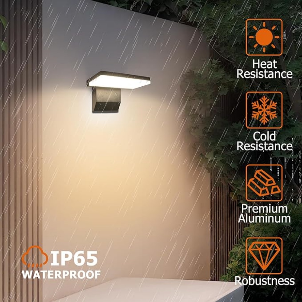 إضاءة الجدار الخارجي 180 °   م - مراجعة Outdoor Lighting Hardwired وسعره
