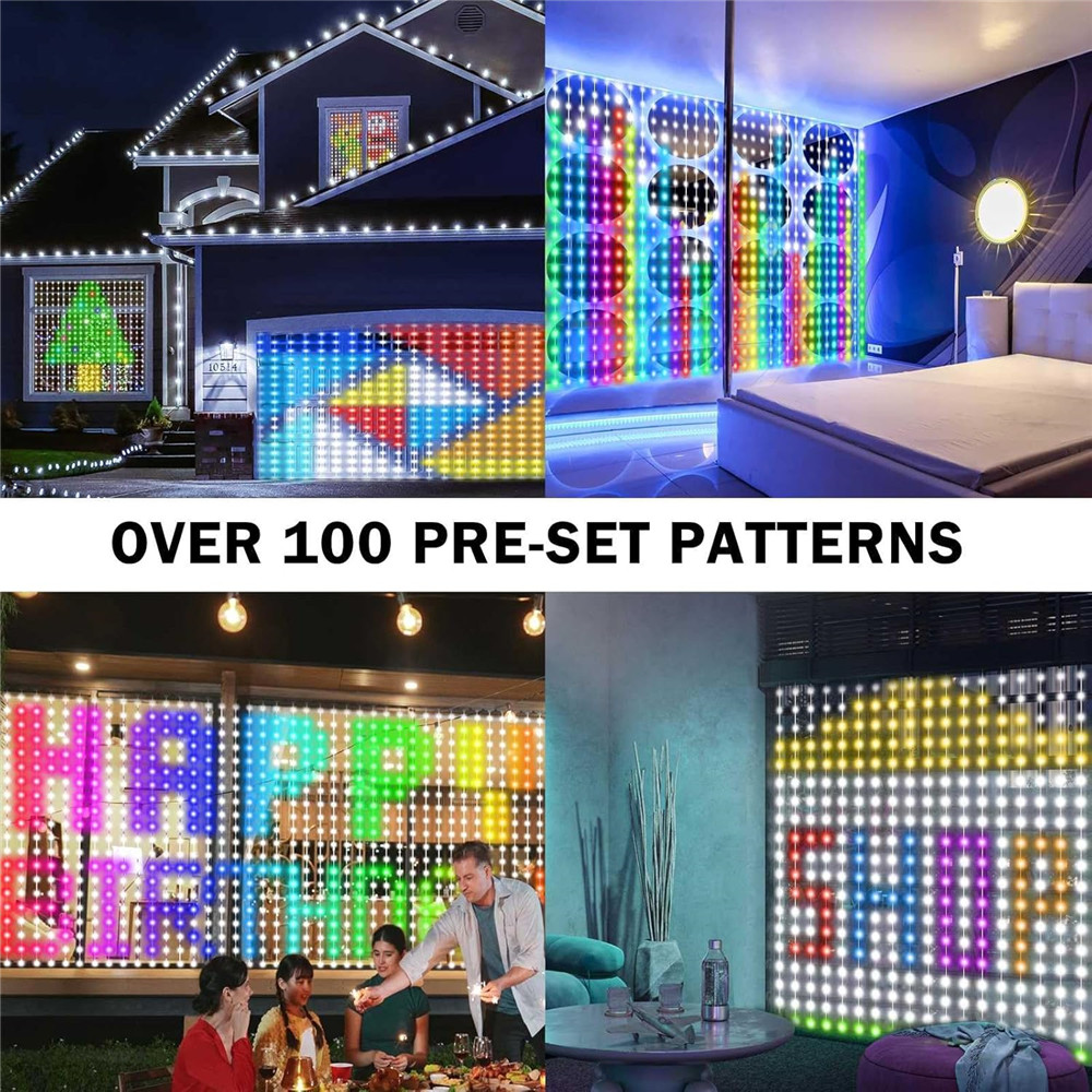 1/2 قطعة 400LED أضواء الستار L - مراجعة Outdoor Lighting Diy وسعره