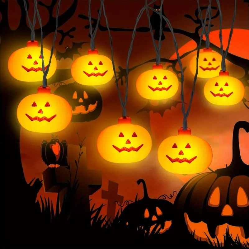 أضواء زينة الهالوين على شكل ال - مراجعة Outdoor Lighting Lanterns وسعره