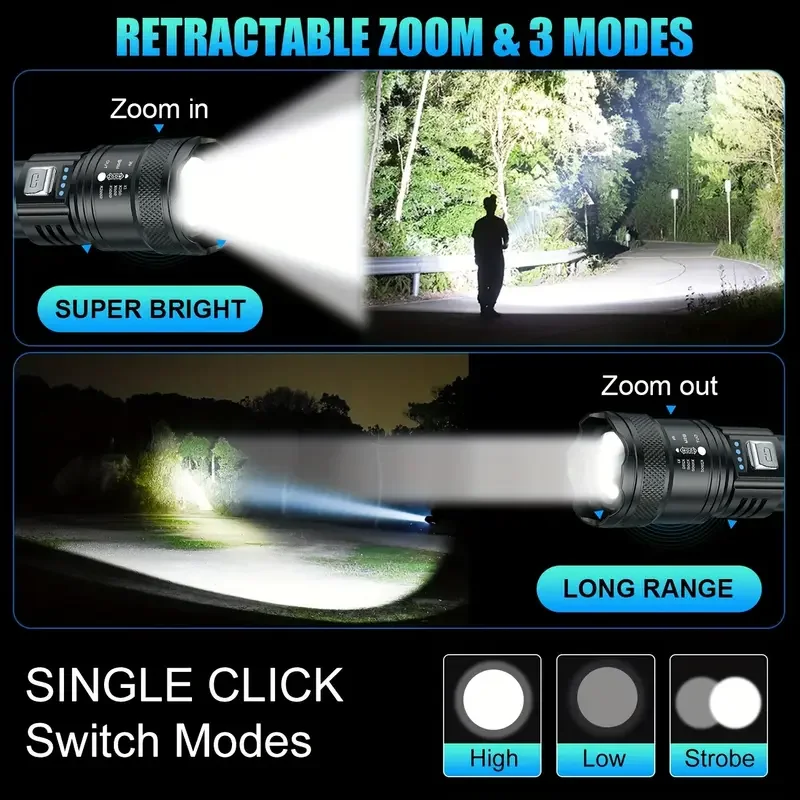 التكتيكية مصباح ليد جيب 2000LM - مراجعة Outdoor Lighting Diy وسعره