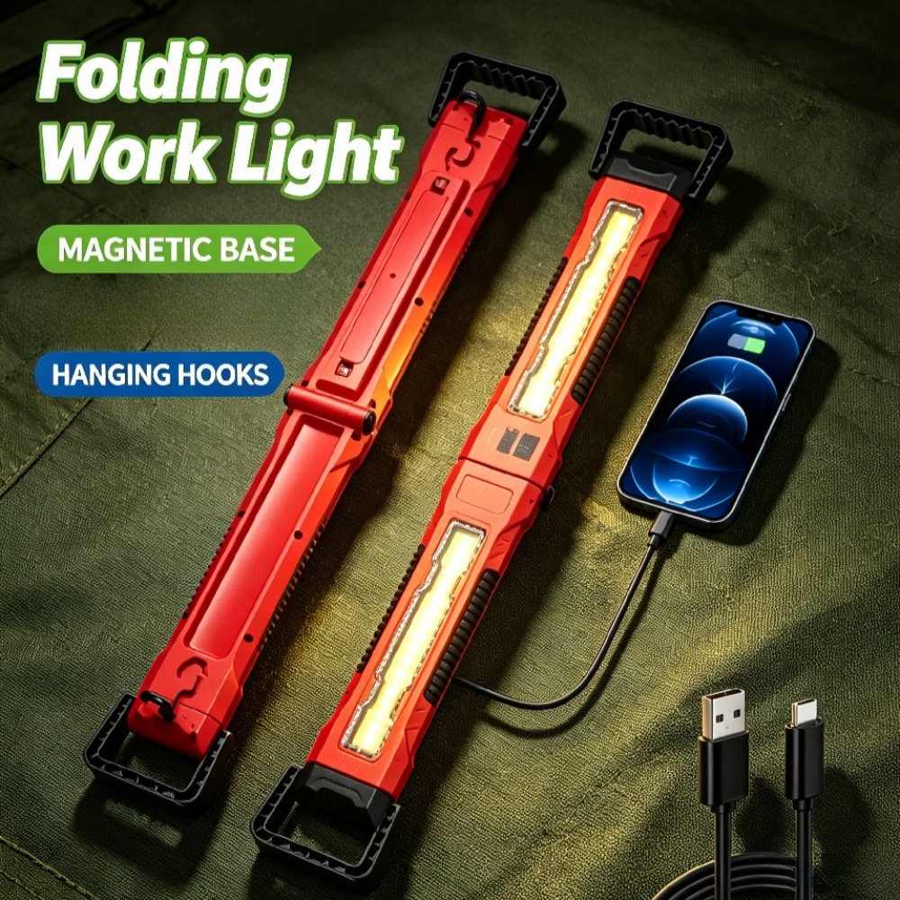 مصباح عمل جديد بتقنية COB قابل - مراجعة Outdoor Lighting Strip وسعره
