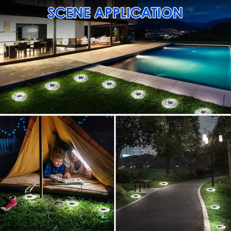 8/20 مصباح أرضي شمسي LED مقاوم - مراجعة Outdoor Lighting Under Deck وسعره