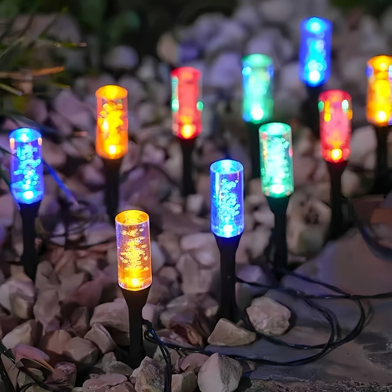 أضواء شمسية على شكل فقاعات، مص - مراجعة Outdoor Lighting Driveway وسعره